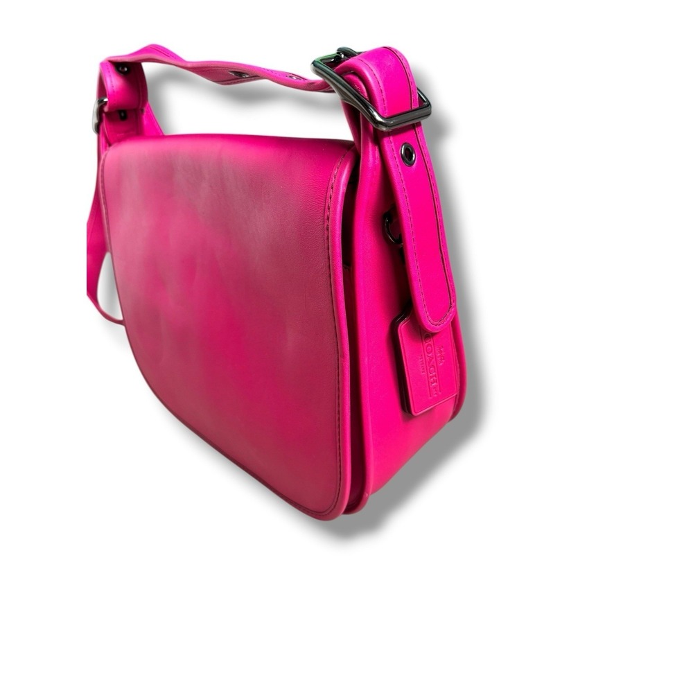 Coach 75th Anniversary Pink Raspberry Crossbody Shoulder Bag Limited Edition - Picture 7 of 9